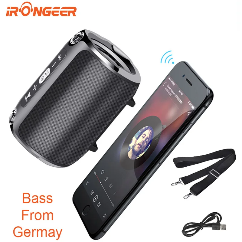 Мини Портативный беспроводной Bluetooth динамик стерео телефон радио музыка