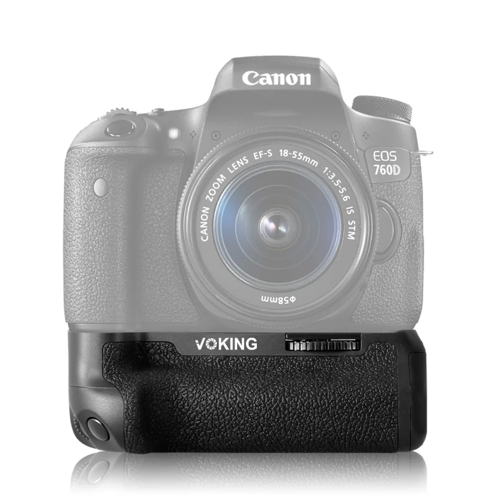 Voking VK-760D вертикальный Батарейный держатель для Canon EOS 760D