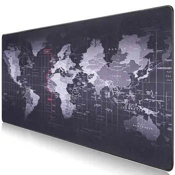 

Gaming Mouse Pad Large Mouse Pad Gamer Big Mouse Mat Computer Mousepad World Map Natural Rubber Mause Pad Keyboard Desk Mat Game