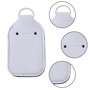 

2020 New 10Pcs Refillable Hand Sanitizer Soap Bottles Holder Cover with Key Ring Carriers