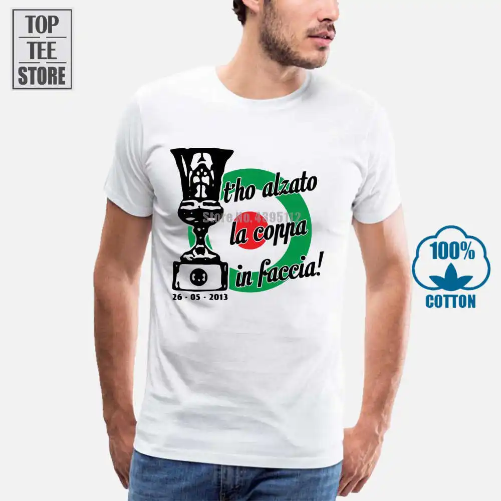 Футболка Лидер продаж T0591 Coppa In Faccia Lazio Italia Roma Derby Футболки наивысшего качества с 3D