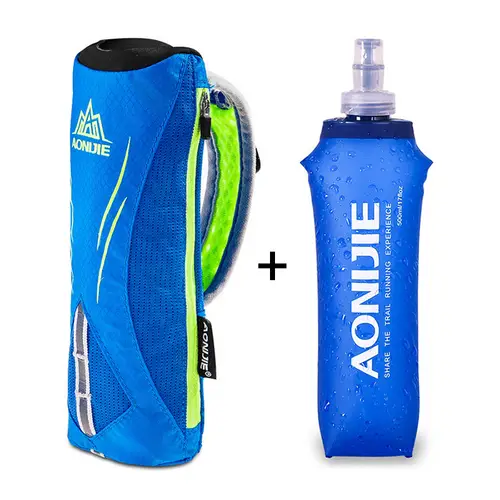 AONIJIE E908 500ml Running Hand-held Water Bottle Kettle Holder Wrist Storage Bag Hydration Pack Hydra Fuel Soft Flask Marathon - Image 10