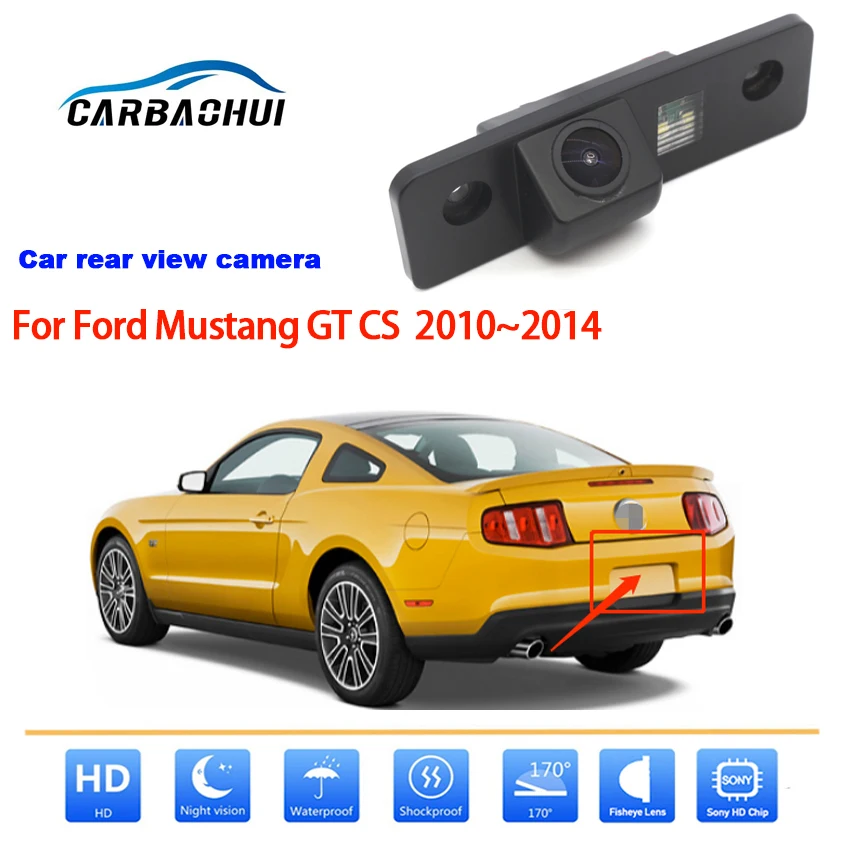 Car wireless rear view reversing camera For Ford Mustang GT CS 2010