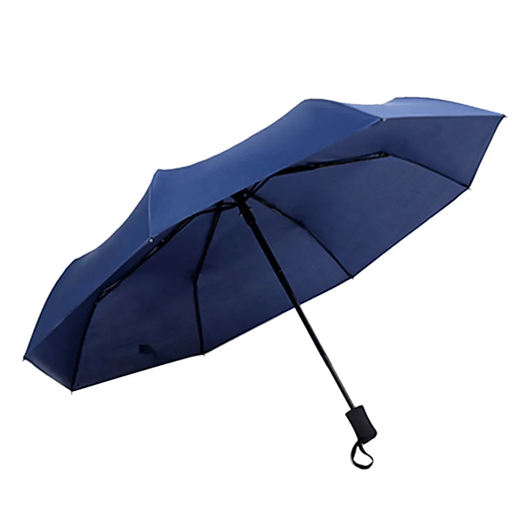 Полностью автоматический портативный складной зонт с защитой от ультрафиолета, ветрозащитный мужской зонт с высокой защитой CD, Женский качественный зонт, большой зонт