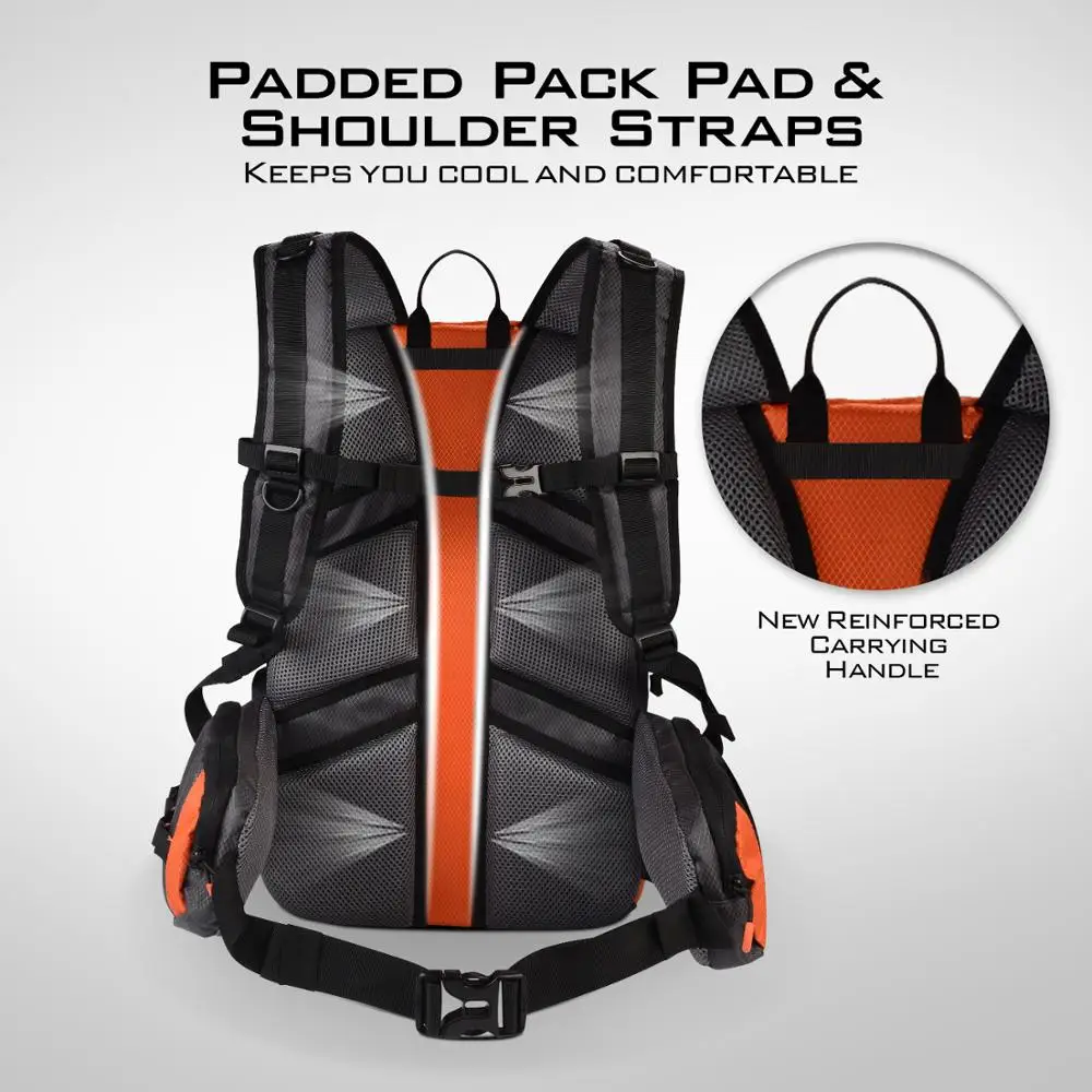 KastKing Day Tripper Backpack Tackle Bag Lure Fishing Multi Function Shoulder Bag for Outdoor Travel Waterproof