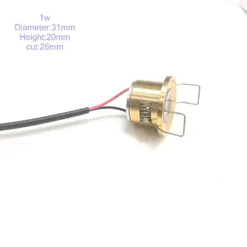 

gold LED Mini Cabinet Downlight 1W diameter 31mm dc12v silver Frame Recessed Ceiling No Flicker Spot Lights For Home