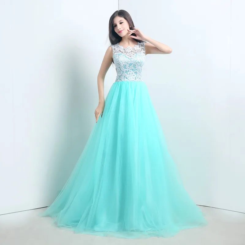 New Dresses Woman Party Night Solid Maxi Dress Vintage Ball Gown Sleeveless Empire O-Neck Mesh Lace Dress Elegant Party Dress New Dresses Woman Party Night Solid Maxi Dress Vintage Ball Gown Sleeveless Empire O-Neck Mesh Lace Dress Elegant Party Dress