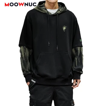 

Men's Clothes Hombre Pullover Hooded Hoodies Spring New 2020 Youth Street Dress Boys Kpop Fit Fashion Casual Hip Hop MOOWNUC MWC