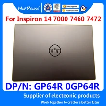 MAD DRAGON абсолютно ЖК-экран для ноутбука Золотая задняя крышка для Dell Inspiron 14 7000 7460 7472 BKA40 P61F 0GP64R GP64R 0GP64R