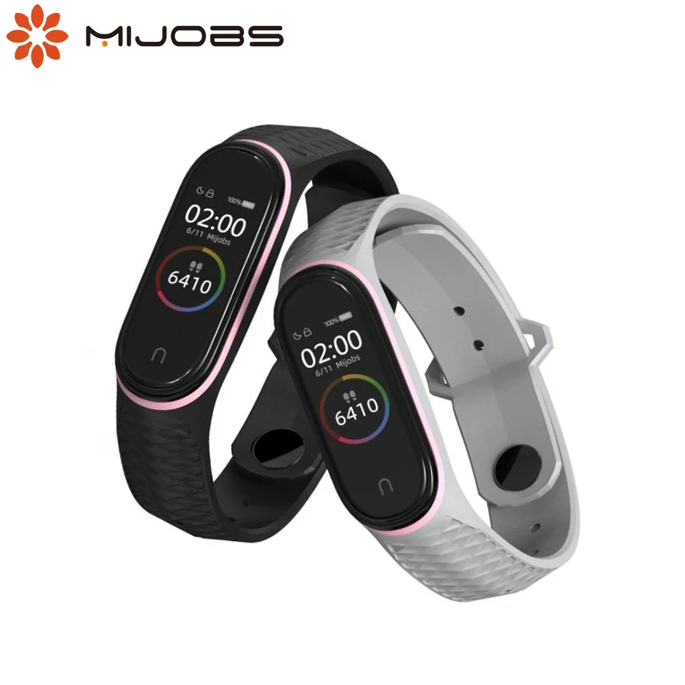 Mi jobs силиконовый mi Band 3 ремешок спортивный Аврора для Xiaomi band3 умные наручные часы