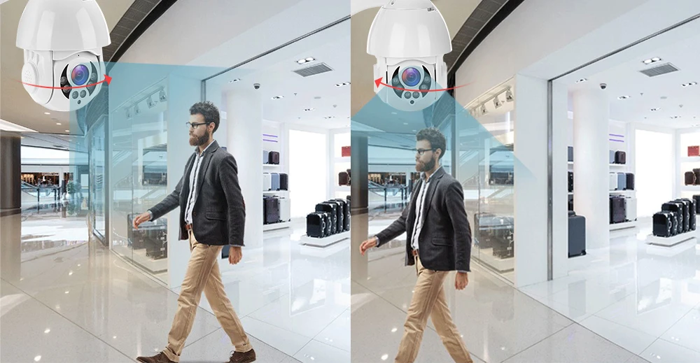 HD 1080P ночное видение беспроводной Wi-Fi IP автоматическое отслеживание двухсторонняя автоматическая камера onvif CCTV наружное водонепроницаемое охранное наблюдение