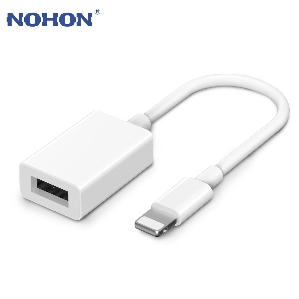 Кабель адаптер OTG с lightning на USB 3 0 для iPhone 11 Pro Max X Xs XR 7 8 Plus iPad iOS 13 устройство