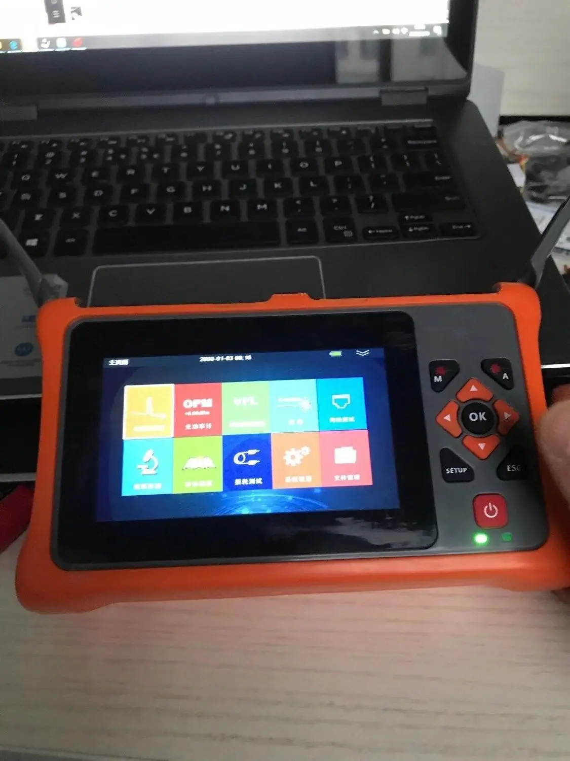 MINI OTDR 1550nm 20dB Fiber Optic Reflectometer