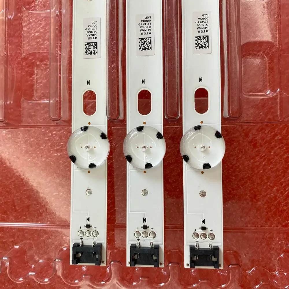 30 шт. светодиодный подсветка полосы для LG 43UJ651V 43UJ561V 43UJ701V 43UJ634V LC43490062A LC43490063A LC43490064A