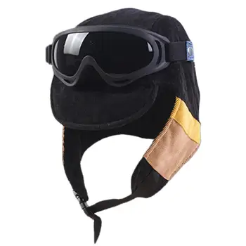 

Unisex Ear Flap Windproof Face Mouth Mask Snow Ski Snowboarding Pilot Bomber Hat Cap Headwear For Skiing Skating Climbing