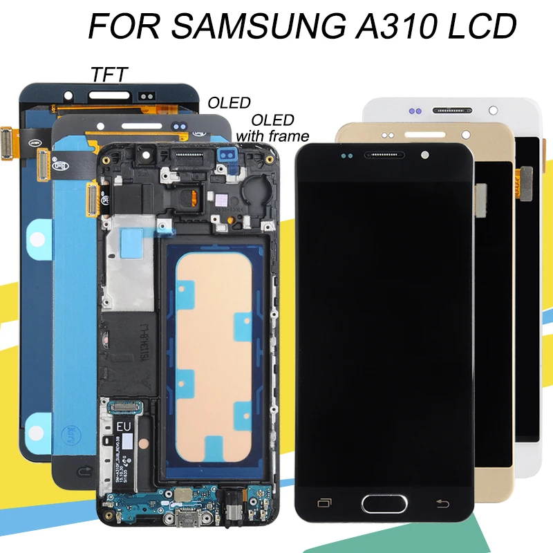 1 шт. HH 4 7 &quotA310F дисплей для Samsung Galaxy A3 2016 LCD с сенсорным экраном дигитайзер сборка