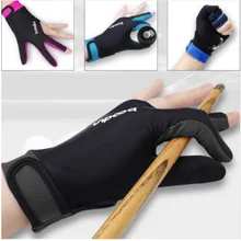 1 Piece Either Hands Billiard Pool Shooters 3 Fingers Gloves 4 colors Billiard Gloves Snooker Gloves Billiard Accessories