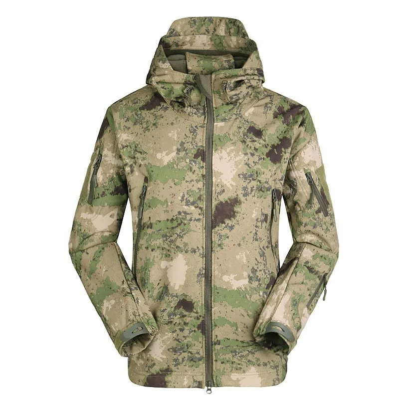 Billig Militärische Taktische Jacke Männer Lurker Shark Haut Softshell V5 Wasserdichte Mantel Camouflage Mit Kapuze Armee Camo Kleidung Dropshipping