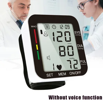 

Hot Wrist Electronic Blood Pressure Meter Portable Automatic Digital Machine LCD Display with Strap Blood Pressure SN-Hot