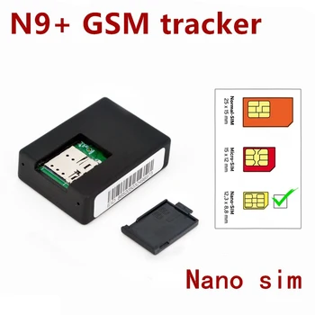 Dispositivo rastreador N9 + GSM, minimonitor espía, sistema de vigilancia por voz, 2 micrófonos, Monitor de voz y Audio, rastreador gps