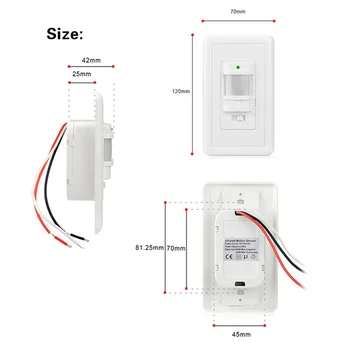 

US Standard LED Light Touch Switch Touch Sensor Dimmer Wall Power Touch Screen Touch Light Switch Tempered Glass Panel Module