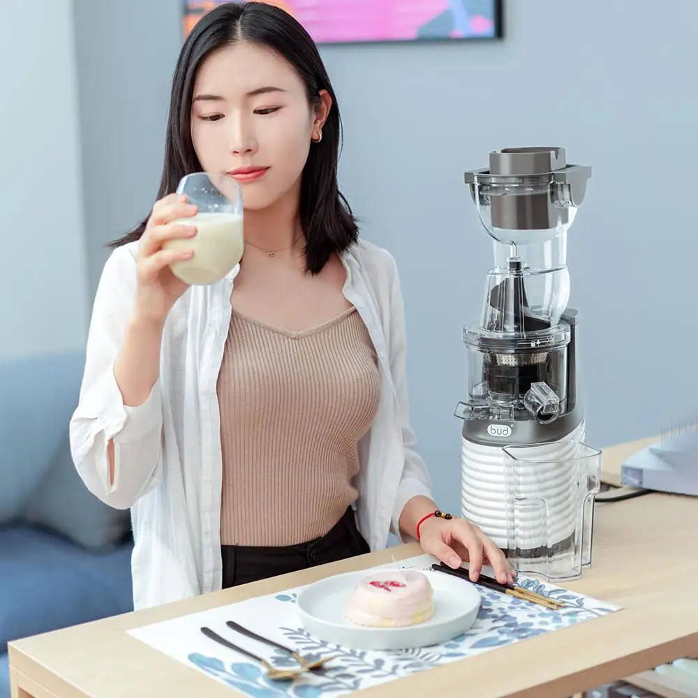 Youpin BUD Electric Juicer Large Caliber Fruit Separation Pomace Blender Machine Mixer Vegetables Food Processor