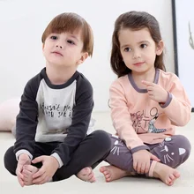 Осенне-зимняя эксклюзивная детская одежда коллекция года; Комплект для маленьких девочек; модная повседневная одежда с принтом для девочек; комплекты одежды для мальчиков 8 лет