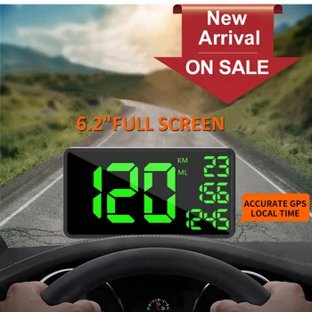 

Black Car Speed Meter Universal Measuring Accessory Auto Display Large Screen