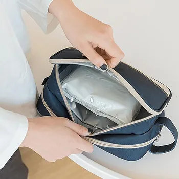 

Multifunction Cosmetic Bag Women Dry And Wet Separation Wash Bags Waterproof Travel Organizer Makeup Toiletry Pack Tote