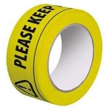 

Distancing Floor Tape Keep Distance Stationery Multifunctional Yellow Black Protection Marking Tape Warning Tape Decoration