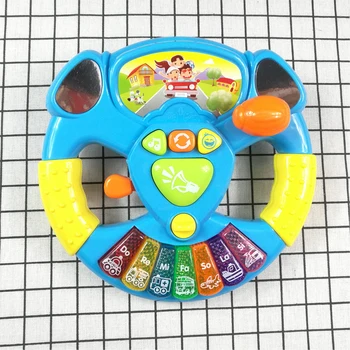 

Musical Instruments for Kids Baby Steering Wheel Musical Handbell Developing Educational Toys Children Gift