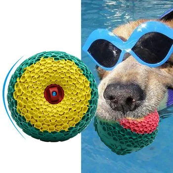 

Dog Nibble Toy, Water Spray Toy, Rubber Bite Resistance, Summer Cooling Exclusive Toy, Yellow + GreenY