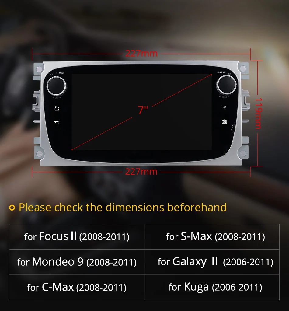 Cheap Ownice Android K1 K2 Octa Core  32G ROM Car DVD player GPS for Ford Mondeo S-Max Cmax Focus II GPS Radio Support 4G LTE 2