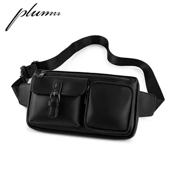 

Plumn Men's Single Shoulder Straddle Bag Sports Waist Bag for Men Waist Bag