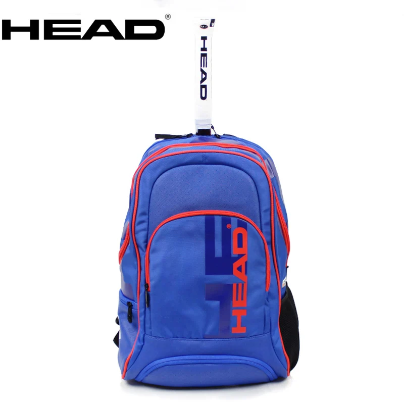 Genuine Head Tennis Backpack Team Multi-functional Sports Badminton Racket Bag For 1-2 Pcs Padel With Shoes |