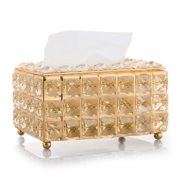 Luxury Crystal Tissue Box
