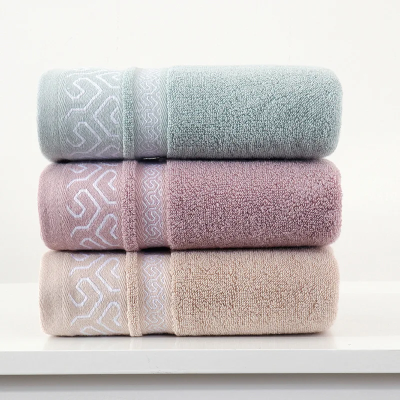 

Washing face and wiping hair towel, pure cotton household soft and thick, absorbent and non-linting can be customized towel