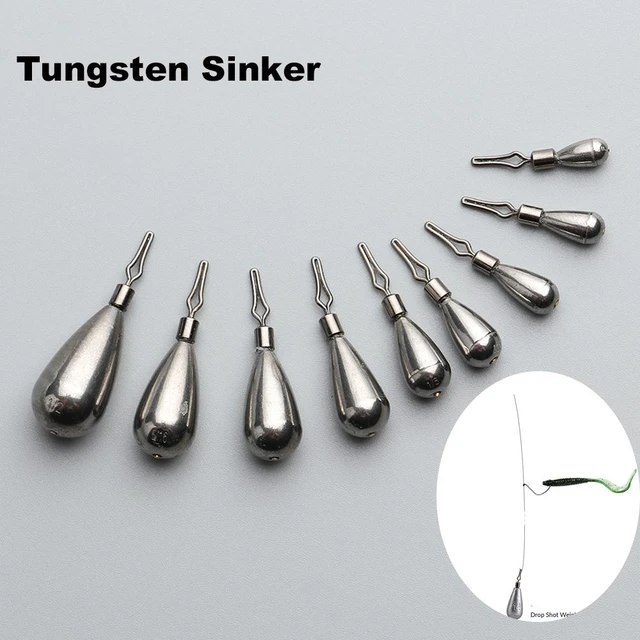360 Degree Rotatable Drop Weights Additional Weight Hook Connector Sinker  Fishing Tungsten fall Line Sinkers