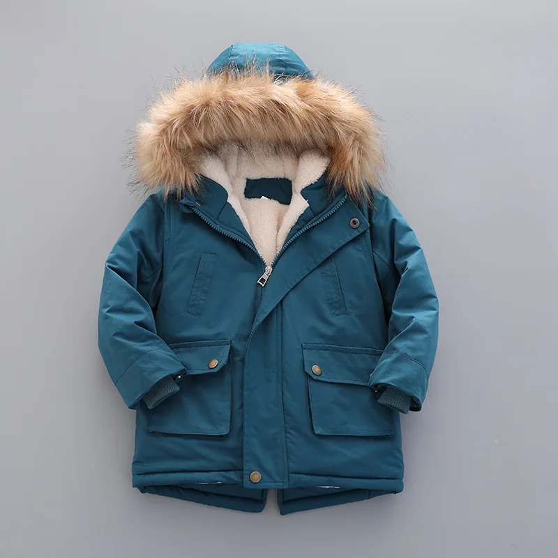 Children Winter Jackets for Boy Girls Cotton Coat New High Quality Comfort Plush Thick Warm Outwear Kids Baby Coats Clothes