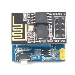 ESP8266 ESP-01S Серийный беспроводной приемопередатчик + DHT11 контроль температуры и влажности щит сенсор Wifi модульный переходник доска