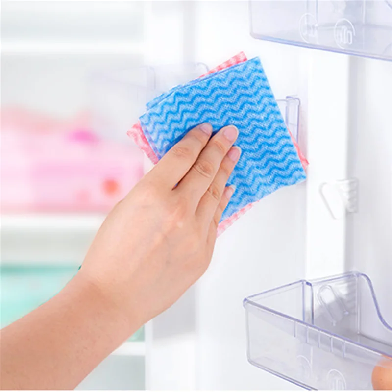 70 Pcs/Pack Environmental Wash Cloth Disposable Washing Dish Towel Kitchen Non-stick Oil Cleaning Wiping Rags Tableware Tools