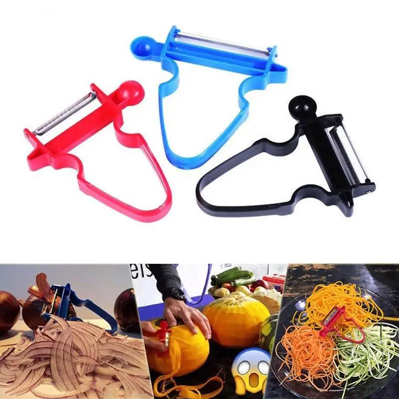 

3pcs/set Multifunctional Peeler Grater Stainless Steel Blade Vegetable Kitchen Accessories Gadget