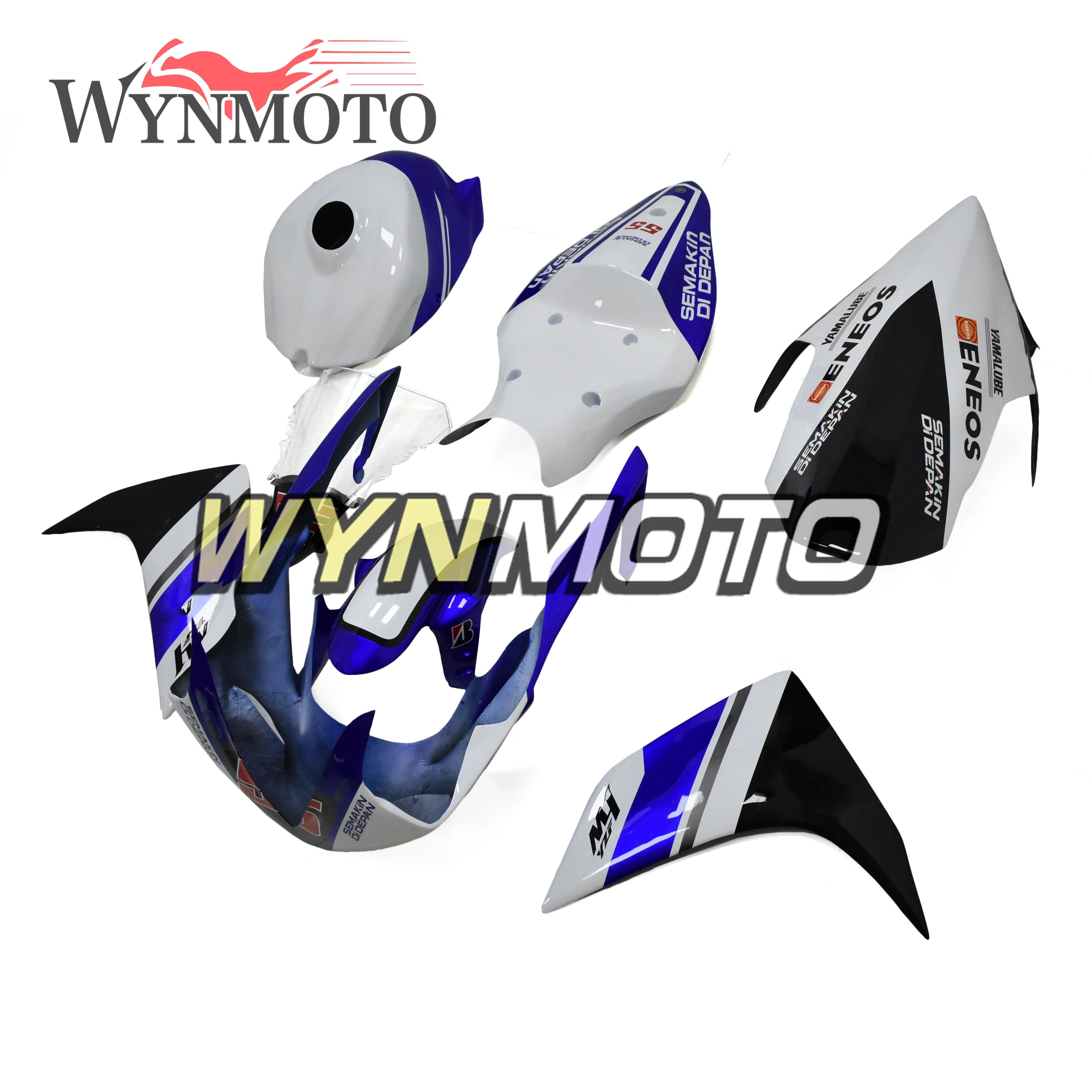 

Fiberglass Racing Full Fairings For Yamaha YZF1000 R1 2007 2008 YZF R1 07 08 Motorcycle ABS Plastic Bodywork Gloss Blue White M1