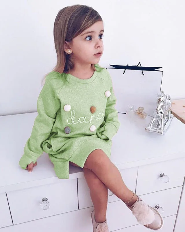 FREE SHIPPING Children Mini Dress JKP4447