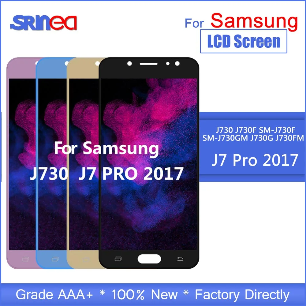 

Adjustable SM-J730GM For Samsung Galaxy J7 Pro J730G J730F J730GM/DS J730 LCD J7 2017 Display Touch Screen Digitizer Assembly