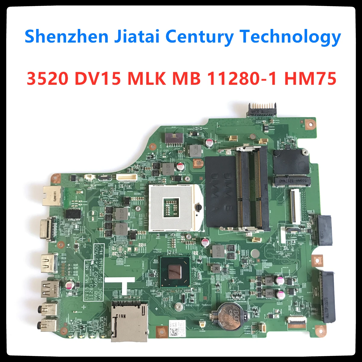 11280-1 для dell 3520 DV15 MLK MB 11280-1 PWB: MXRD2 REV: A00 материнская плата для ноутбука dell INSPIRON 3520 HM75 протестирована ОК