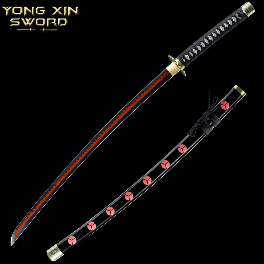 Резной острый японский самурайский меч катана Полный Тан Бо-хи 1065 лезвие из углеродистой стали Эспада катана меч самурая Косплей