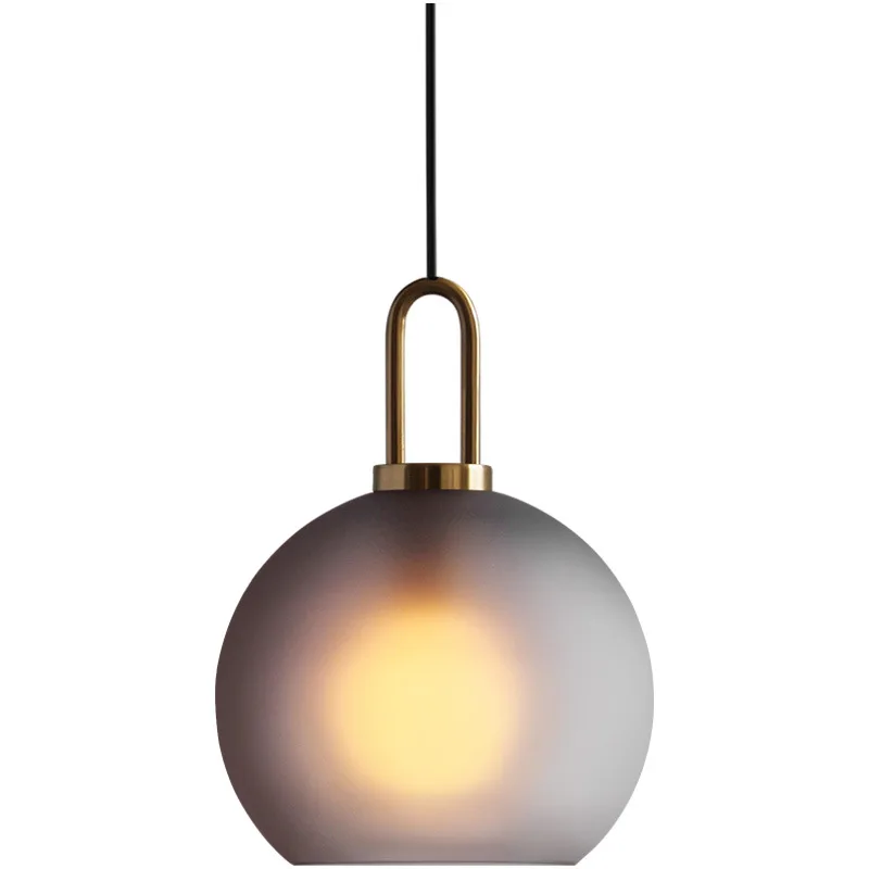 Nordic Loft Light Ball Glass Home Decroration Lamp With E27 Pendant Lights Gold Dinning room 20cm 25cm 30cm | Лампы и освещение