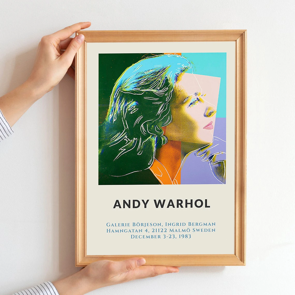 ウォーホル Ingrid Bergman Herself ドイツ製ポスター 【公式通販】
