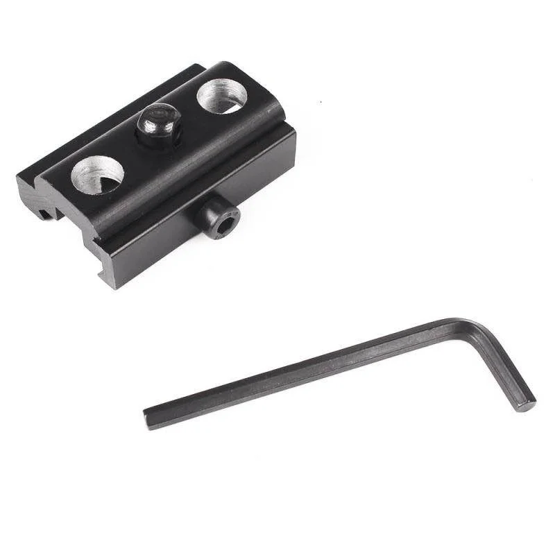 

DA 20mm Hunting Weaver Rail Mount Adopter Metal rifle bipod Adapter Sling Swivel Adapter Quick Detach Rifle Bipod Swivel Mount